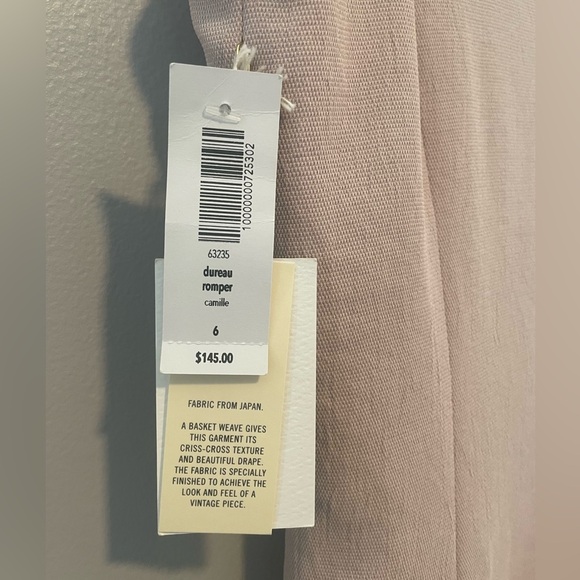 NWT Wilfred Dureau Romper size 6 Camille/soft pink - Picture 3 of 6